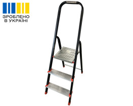Drabina stalowo-aluminiowa VIRASTAR NOVA STEEL 3 stopnie