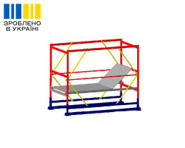 Базовий блок вишки-тури VIRASTAR КОМПАКТ 1,7x0,8 м (без стабілізаторів і коліс)