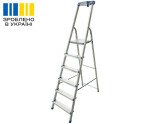Алюмінієва одностороння стрем’янка 6 сходинок VIRASTAR NOVA PLUS  Фото№39455
