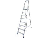 Алюмінієва одностороння стрем'янка 8 сходинок VIRASTAR NOVA  Фото№1