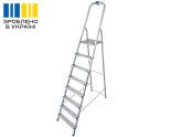 Алюмінієва одностороння стрем'янка 8 сходинок VIRASTAR NOVA  Фото№39403
