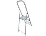 Алюмінієва одностороння стрем'янка 4 сходинки VIRASTAR NOVA  Фото№0