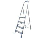 Алюмінієва одностороння стрем'янка 5 сходинок VIRASTAR NOVA  Фото№1