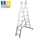 Алюмінієва двосекційна драбина DUOMAX VIRASTAR 2x8 сходинок  Фото№39317