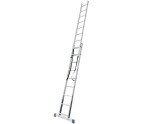 Aluminum two-section ladder DUOMAX VIRASTAR 2x9 steps  Photo№0