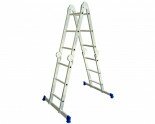 Багатофункціональна шарнірна драбина-стрем'янка VIRASTAR TRANSFORMER 4x3 сходинки  Фото№2