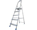 Алюмінієва одностороння стрем'янка 5 сходинок VIRASTAR NOVA  Фото№0