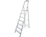 Алюмінієва одностороння стрем'янка 7 сходинок VIRASTAR NOVA  Фото№2