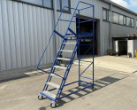 Steel warehouse mobile ladder H=2000 mm (without shelf)  Photo№3