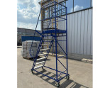 Steel warehouse mobile ladder H=2000 mm (without shelf)  Photo№2