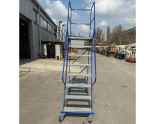 Steel warehouse mobile ladder H=2000 mm (without shelf)  Photo№0