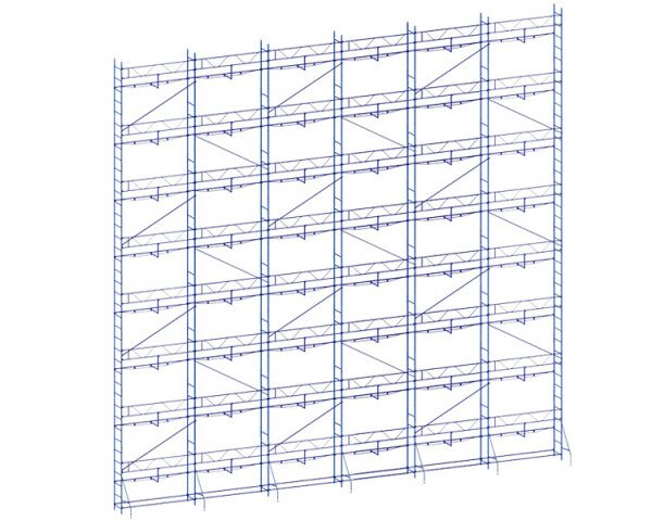 Set of wedge-clamp scaffolding 20x21 (M) VIRASTAR