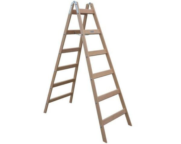 Дерев'яна будівельна драбина-ходуля VIRASTAR STEPPER 2x6 сходинок