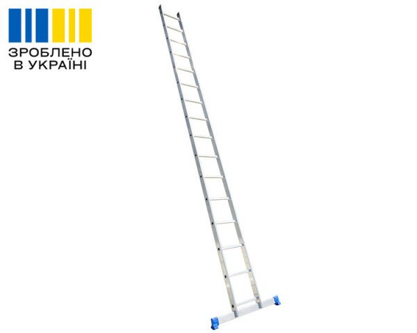 Алюмінієва односекційна драбина UNOMAX VIRASTAR 16 сходинок