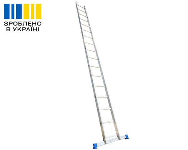 Алюминиевая односекционная лестница UNOMAX VIRASTAR 17 ступеней