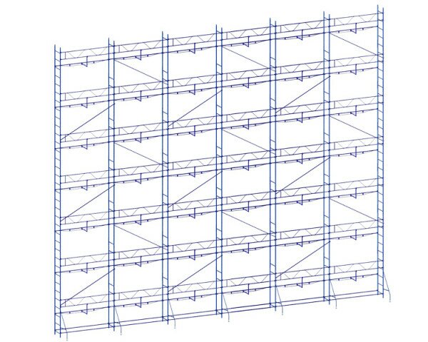Set of wedge-clamp scaffolding 17.5x21 (M) VIRASTAR