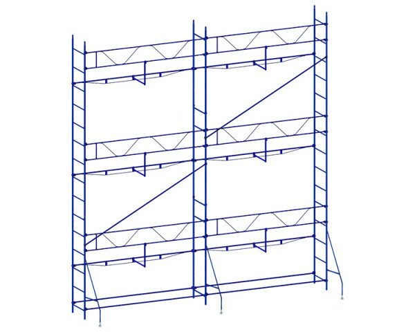 Set of wedge-clamp scaffolding 7.5x7 (M) VIRASTAR