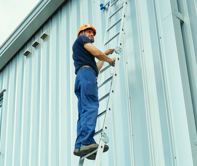 Як розкласти шарнірну драбину в різних положеннях?