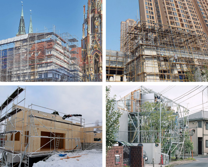 Будівельні риштування в різних країнах